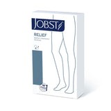 JOBST Relief 15-20 mmHg Compression Stockings, Thigh High Silicone Band, Open Toe | Compression Socks for Women/ Men for Tired, Aching or Swollen Legs, Minor Varicosities | Beige, Medium
