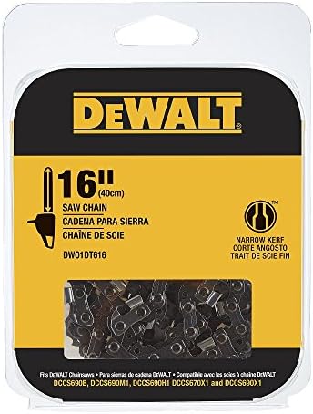 DEWALT DWO1DT616 Replacement Saw Chain, 16"