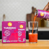 Turmeric Antioxidant Energy Drink by ZYN | 6 Pack | Pomegranate Cranberry | Low Calorie & No Added Sugar | Energy Turmeric Drinks for Inflammation Turmeric Drinks with Curcumin, Piperine, Vitamin C & Zinc | Plant-Based Formula