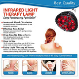 Wolezek Red Light Therapy, 18 LEDs Red Light Therapy for Body and Face with 660nm Red and 850nm Near-Infrared Combo Wavelength, Infrared Light Therapy Lamp Device for Skin Care Pain Relief (Only Bulb)