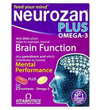 Vitabiotics Neurozan Plus - 28 Tablets & 28 Capsules - 2 Pack