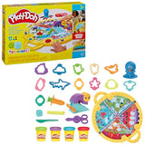 Play-Doh Fold & Go Playmat Starter Set with 19 Accessories, Preschool Toys for 3 Year Old Girls & Boys & Up, Kids Arts & Crafts