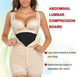 Moolida Tabla Abdominal 360 Ab Board Post Surgery Lipo Foam and Compression Boards for Liposuction, Black one size