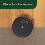 iRobot Roomba Vac Robot Vacuum (Q011) - Power-Lifting Suction, Alexa, Quieter Cleaning Mode, Multi-Surface Cleaning, Cleans in Neat Rows, Easy to use, Self-Charging