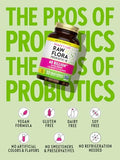 Nature's Truth Raw Flora Probiotics for Women | 60 Billion CFU | 33 Vegan Capsules | with Cranberry & D-Mannose | Vegan & Gluten Free Vitamins