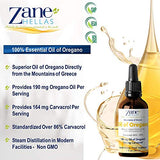 Zane Hellas 190 mg Oregano Oil-164 mg Carvacrol per Serving-4 Drops Daily. 100% Greek Undiluted Oil of Oregano. 86%-90% Min Carvacrol. Probably The Best Oregano Oil in The World. 2 fl. oz.- 60ml