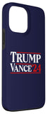 iPhone 13 Pro Max Trump Vance 2024 Donald Trump J.D. Vance For President Case