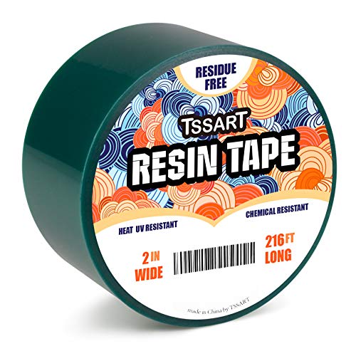 Resin Tape for Epoxy Resin Molding - Thermal Silicone Adhesive Tape, Oxidation and High Temperature Resistance Easy Peeling, Epoxy Release Tape - 2 inch Wide 216FT Long
