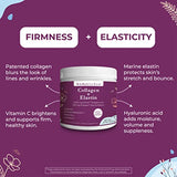 Body Kitchen Collagen and 250 mg Elastin Supplement to Aid Signs of Aging, Support Skin Health & Elasticity, Fewer Wrinkles, Unflavored Powder, Tasteless, Odorless, Colorless, 30 Servings