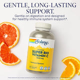 SOLARAY Super Bio Buffered Vitamin C 1000mg, Two-Stage, Timed Release Vitamin C with Bioflavonoids, Immune Support Supplement - High Absorption, Vegan, 60 Day Guarantee, 180 Servings, 360 VegCaps 180