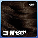 Clairol Nice'n Easy Permanent Hair Dye, 3 Brown Black Hair Color, Pack of 3