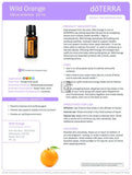 doTERRA Wild Orange Essential Oil - Powerful Cleanser and Purifying Agent, Supports Healthy Immune Function, Uplifts Mind and Body; For Diffusion, Internal, or Topical Use - 15 ml