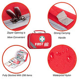 General Medi 2-in-1 First Aid Kit (215 Piece Set) + 43 Piece Mini First Aid Kit -Includes Ice(Cold) Pack, Moleskin Pad and Emergency Blanket for Travel, Home, Office, Car, Workplace