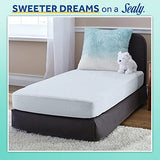 Sealy Perfect Rest Premium Firm Hypoallergenic Baby Crib Mattress & Toddler Bed Mattress, Waterproof Baby Mattress, 150 Coils, Air Quality Certified, Made in USA, 52"x28"