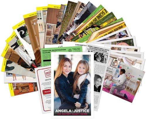 Unsolved Case Files Photo Case: Who Murdered Angela Justice? | Cold Case Murder Mystery Game