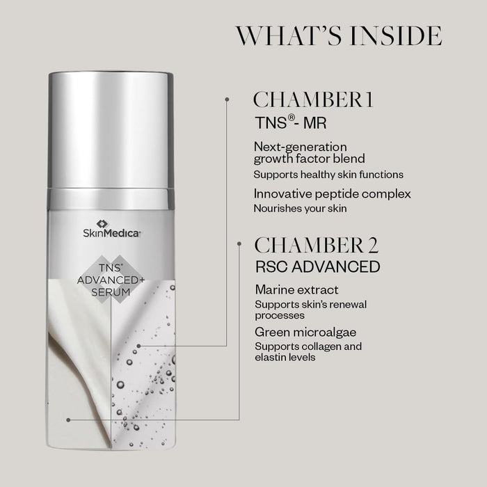 SkinMedica TNS Advanced+ Serum - Our Premium Facial Skin Care Product, the Secret to Flawless Skin. Age-Defying Face Serum for Women is Proven to Address Wrinkles and Fine Lines for Glowing Skin,1 Oz