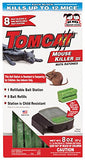 Tomcat Mouse Killer III Tier 3 Refillable Mouse Bait Station, 1 Station with 8 Baits (Box)