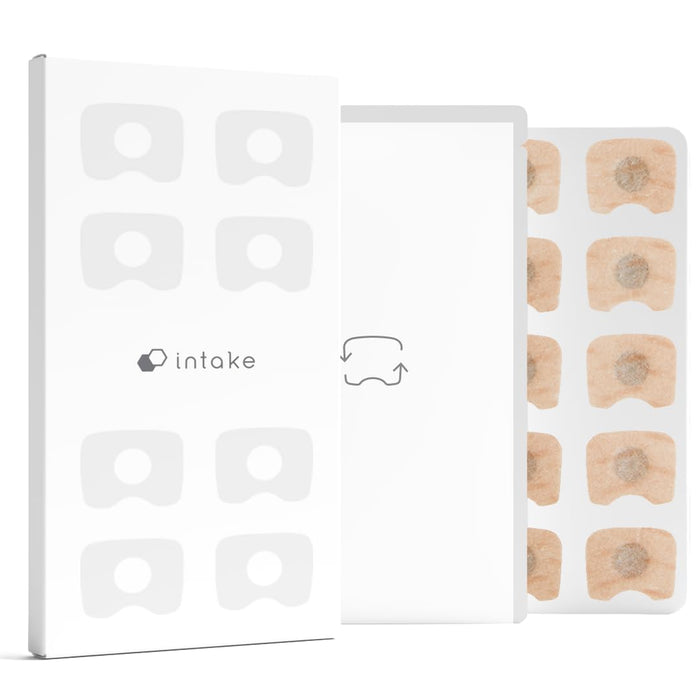 Intake Breathing Magnetic Nasal Strip Refill Tabs (30 Count) | Adhesive Tabs for Intake Reusable Band | Nasal Strips for Sleep, Snoring & Breathing | Stronger Than Traditional Strips | 30-Night Supply