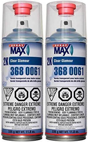 Spray max USC 2k High Gloss Clearcoat Aerosol (2 PACK)