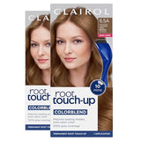 Clairol Root Touch-Up by Nice'n Easy Permanent Hair Dye, 6.5A Lightest Cool Brown Hair Color, (Pack of 2)