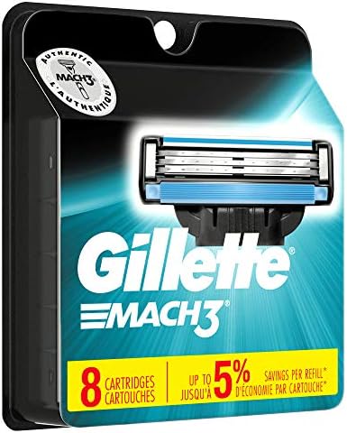 Gillette Mach3 Replacement 8 Cartridges