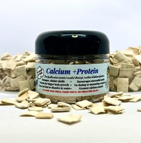 Calcium + Protein Tablets - Great for Picky Eaters - Snails, Shrimp, Bottom Dwelling Fish, Plecos, Crabs, and More!