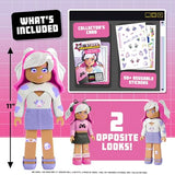 MY AVASTARS Fashion Doll - Pink_Playz with 2 Outfits and 100+ Ways to Customize