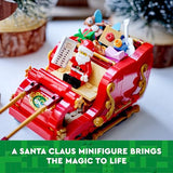 LEGO Santa’s Sleigh Christmas Toy Building Set for Kids Ages 9-13, Comes with a Santa Figurine & Reindeer, Gift for Boys and Girls, Holiday Home Decor, 40499