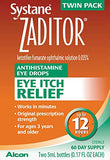 Zaditor Antihistamine Eye Drops, Twin Pack, 5-mL Each