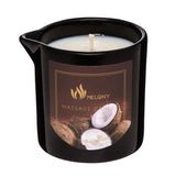 MELONY Massage Oil Candle | Great for Calming, Soothing and to Relax | with Natural Soy Wax | 8.1oz (Coconut Cream)