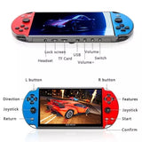 TCDSTAR Original factory 16GB Retro Handheld Games Player x 12 plus 10000games Portab 7 Inch e-book MP5 Video Game Consoles for PSP