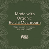 Gaia Herbs Immune Mushroom Blend - Immune Support Mushroom Supplement for Year-Round Health* - with Reishi, Cordyceps, Turkey Tail, Shiitake, and Chaga Mushrooms - 40 Vegan Capsules (40-Day Supply)