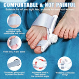 Gkaikpe Bunion Corrector for Women & Men,Adjustable Knob Bunion Corrector for Women Big Toe,Bunion Splint for Bunion Relief,Orthopedic Toe Straightener Suitable for Left and Right Feet