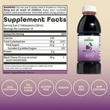 Dynamic Health 100% Pure Black Cherry Juice Concentrate – No Additives, Antioxidant-Rich – 16 fl oz – Natural Juice Supplement