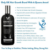 Watermans Grow Me Hair Growth Shampoo. Hair Thickening Treatment for Women & Men with progressed thinning. Biotin, Argan Oil, Rosemary, Niacinamide