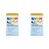 Icy Hot Max Strength Pain Relief Cream with Lidocaine Plus Menthol, 2.7 Ounces (Pack of 2)