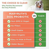 MaryRuth Organics Dog Probiotic, USDA Organic Probiotic for Dogs, Dog Probiotic for Digestive Support, Supplement for Gut Health & Beneficial Bacteria, Vegan, Non-GMO, Gluten Free, 4 Fl Oz