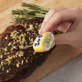 Taylor Compact Waterproof Digital Thermometer, 4.5 Inch Stem, Yellow