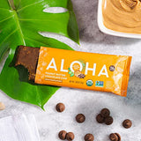 ALOHA Organic Plant Based Protein Bars - 3 Flavor Variety Pack - 12 Count, 1.9oz Bars - Vegan Snacks, Low Sugar, Gluten-Free, Low Carb, Paleo, Non-GMO, Stevia-Free, No Sugar Alcohol Sweeteners