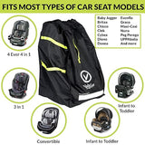 V VOLKGO Car Seat Bags for Air Travel Car Seat Bag for Airplane, Easy Carry Durable Seat Gate Check Bag, Carseat Travel Cover, Carseat Travel Bag, Car Seat Cover for Airplane Travel