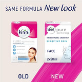 Veet Face Cream Kit Sensitive (2x50ml)