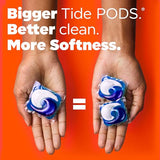 Tide Power PODs 2-in-1 Laundry Detergent Pods with Downy Soft Boosters, Lasting Freshness with April Fresh Scent, 45 Count, Tide Pods Laundry Detergent, Laundry Pods Detergent