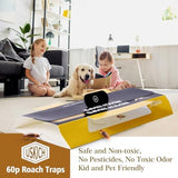 USKICH Cockroach Traps Indoor Home, Glue Roach Traps, Child & Pets Safe(20 Pack Roach Traps)