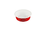 Le Creuset Enamel on Steel Medium Dog Bowl, 4 Cups, Red