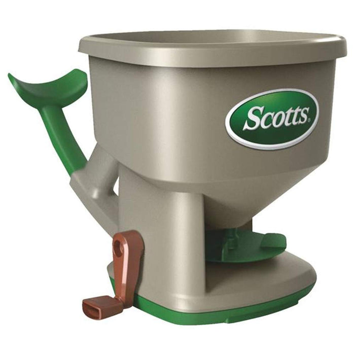 Scotts Whirl Hand-Powered Spreader for Seed, Fertilizer, Salt, Ice Melt, Handheld Spreader Holds up to 1,500 sq. ft. Product