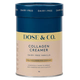 Dose & Co Dairy-Free Collagen Creamer for Hair, Skin & Nails, Vanilla Flavor - 12oz Powder Supplement