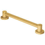 Moen YG0418BG Bathroom Safety 18-Inch Stainless Steel Modern Bathroom Grab Bar, Brushed Gold