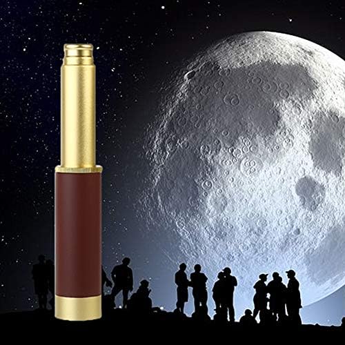 High Definition Monocular Telescope 10X Magnification Retractable Telescope 25 X 30 for Travelling, Single Hand, Good for Camping,