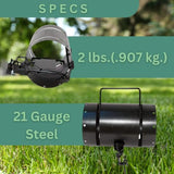 Shorty Tube Squirrel Trap –Compact Spring-Loaded Rodent Snare by Wildlife Control Supplies –Safe and Effective Pest Control for Commercial and Residential Use –Great for Backyards, Patios, and Gardens