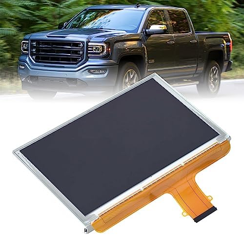 8" Touch Screen Digitizer LCD Monitor Radio Navigation Compatible with Chevy Silverado Suburban Tahoe Colorado GMC Canyon Sierra Yukon 2015 2016 2017 2018 Radio Navigation Replace # DJ080PA-01A